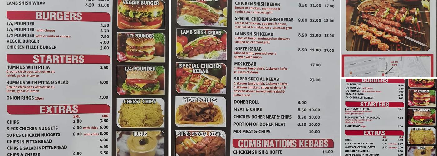 Super Kebab Menu