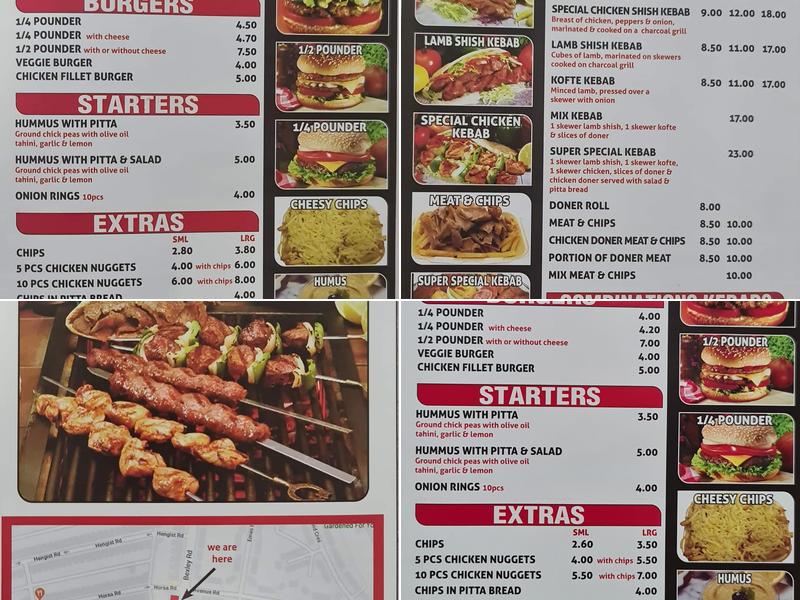 Super Kebab Menu