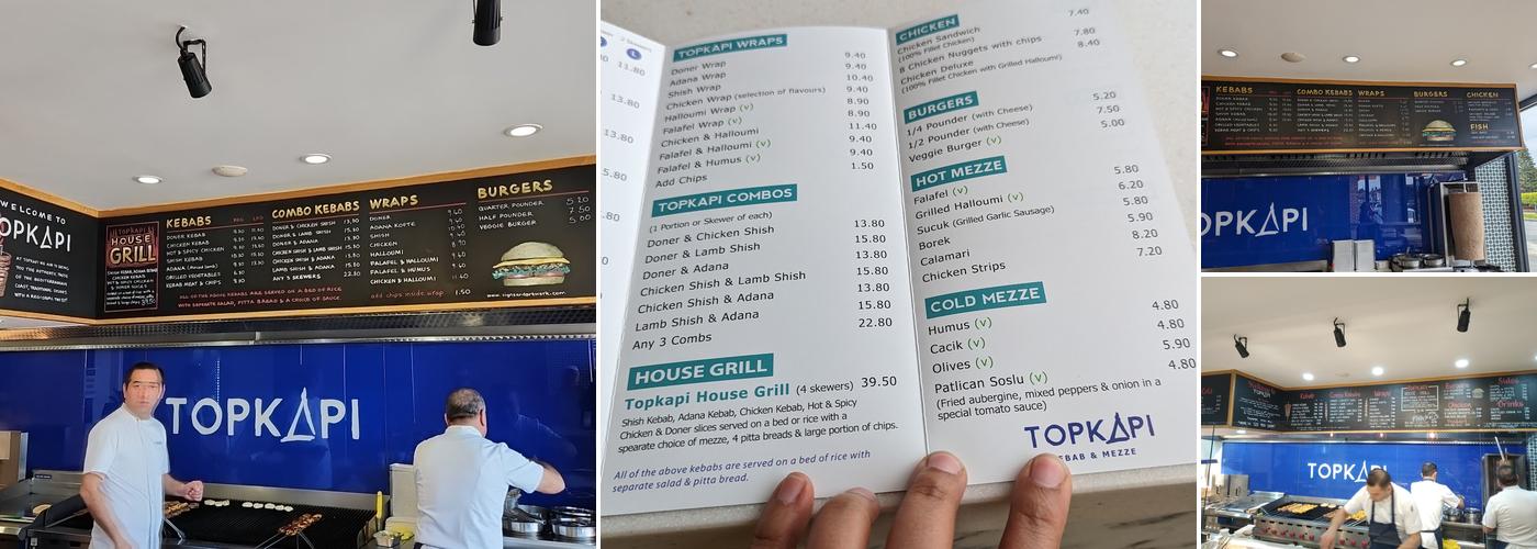 TOPKAPI GRILL & MEZZE Menu
