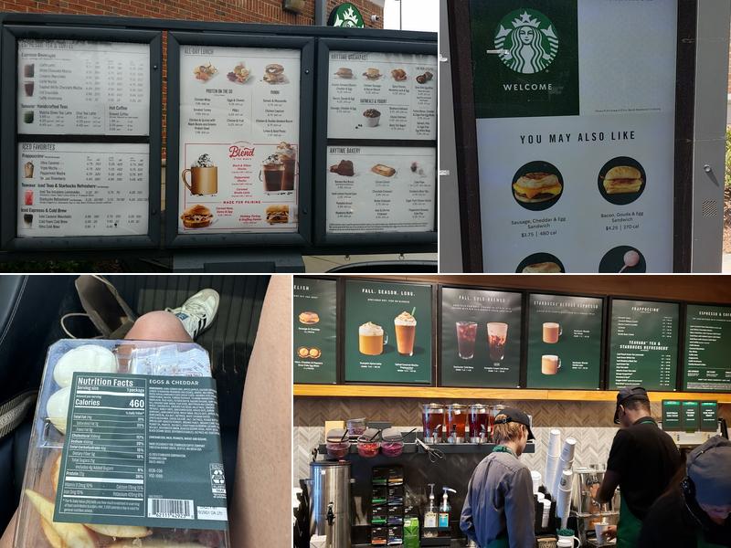 Starbucks Menu