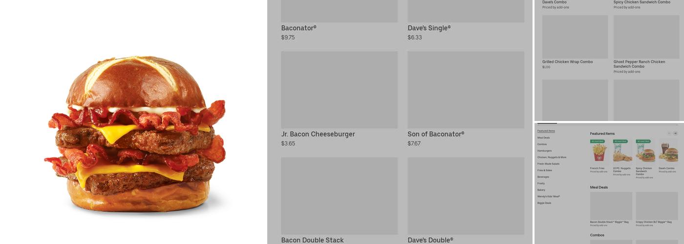 Wendy's Menu