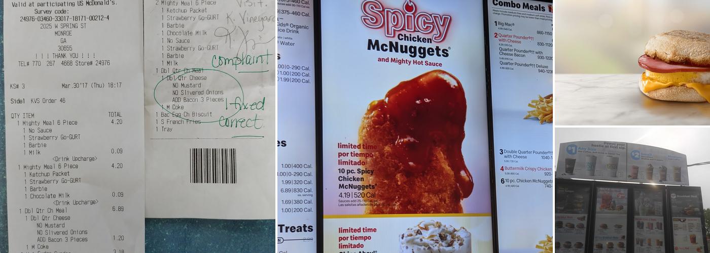 McDonald's Menu
