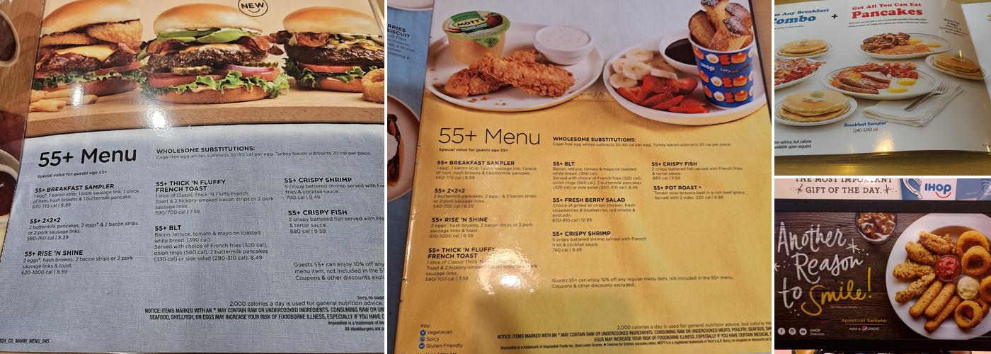IHOP Menu