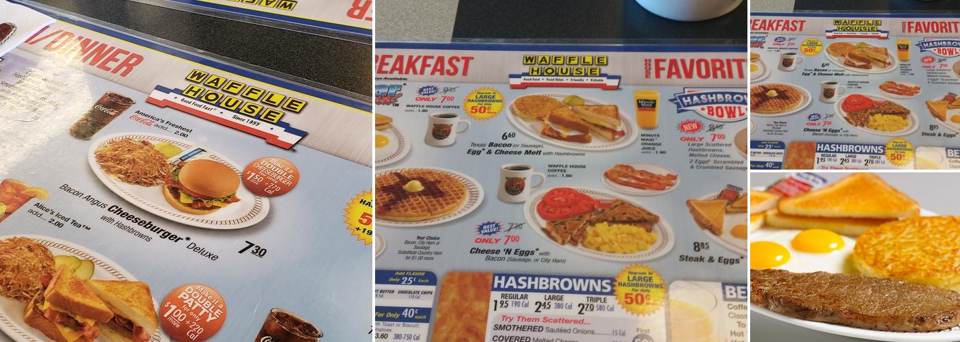 Waffle House Menu