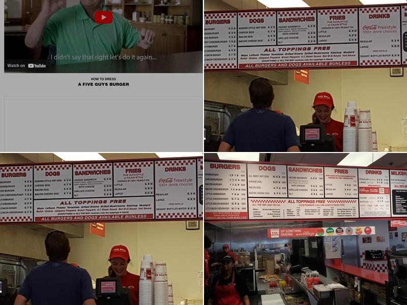 Five Guys Menu