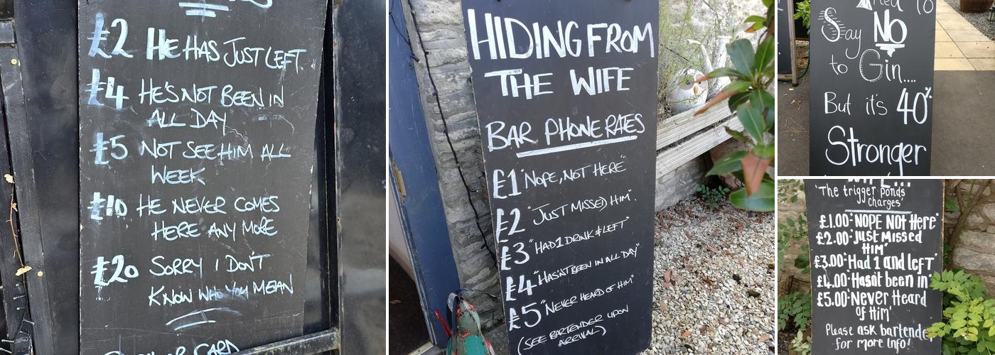 The Trigger Pond Menu