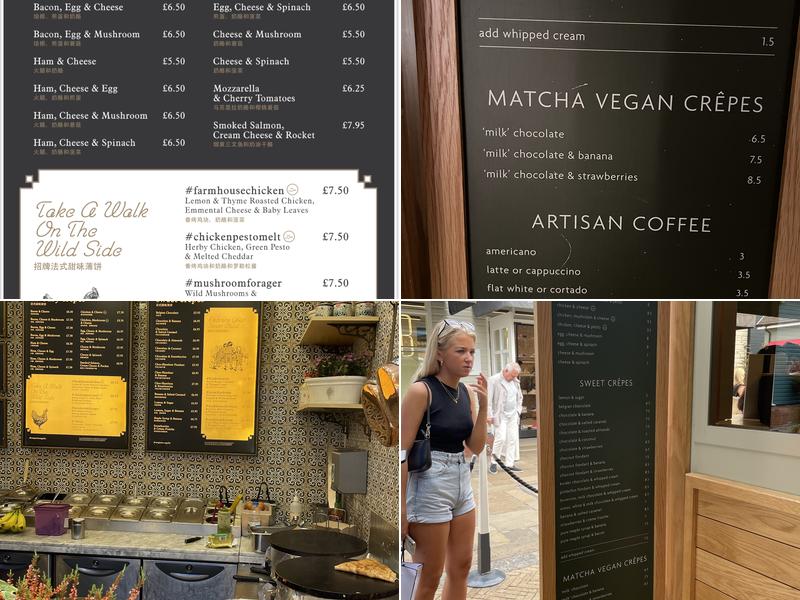 Crêperie Angélie Menu