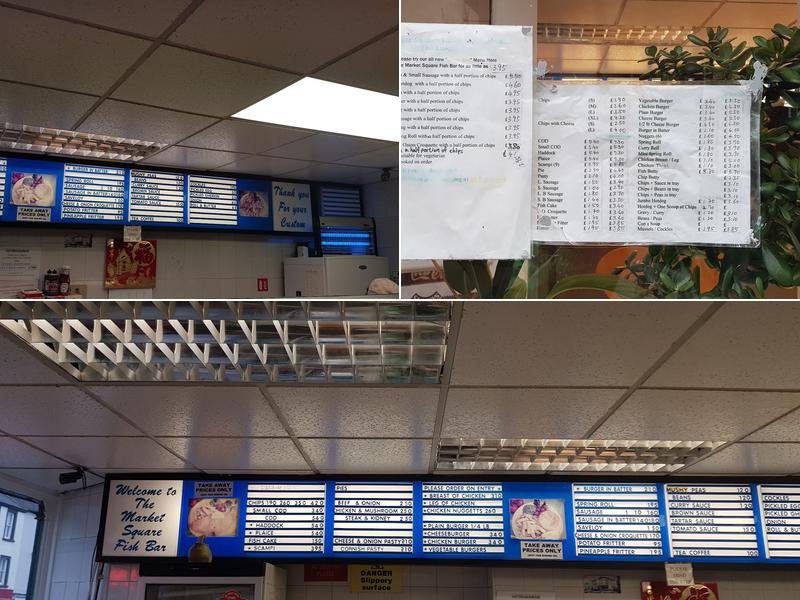 Market Square Fish Bar Menu