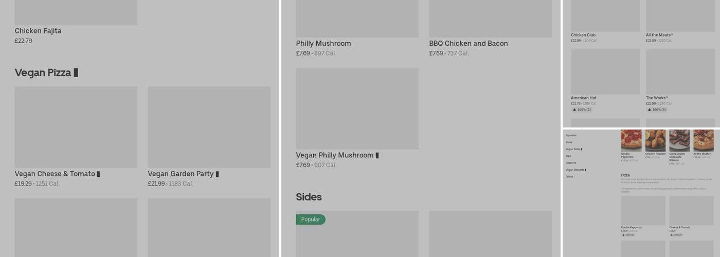 Papa Johns Pizza Menu