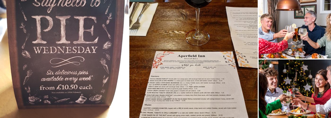 The Aperfield Inn Menu