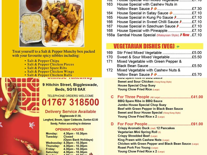 Jumbo Chinese Takeaway Menu