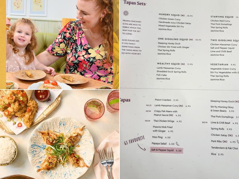 Giggling Squid - Billericay Menu