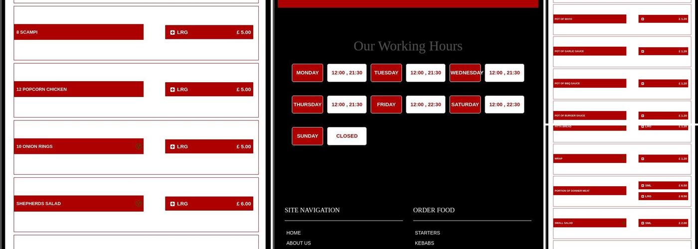 South Grill Charcoal & Meze Menu