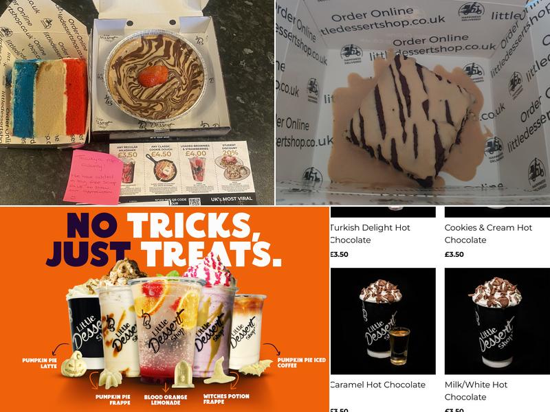 Little Dessert Shop Bilston Menu