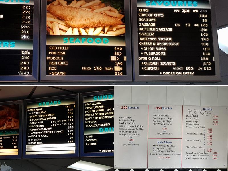 The Jolly Fryer Menu