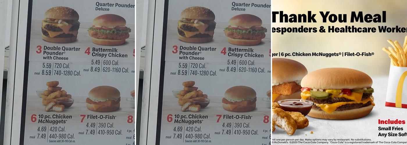 McDonald's Menu