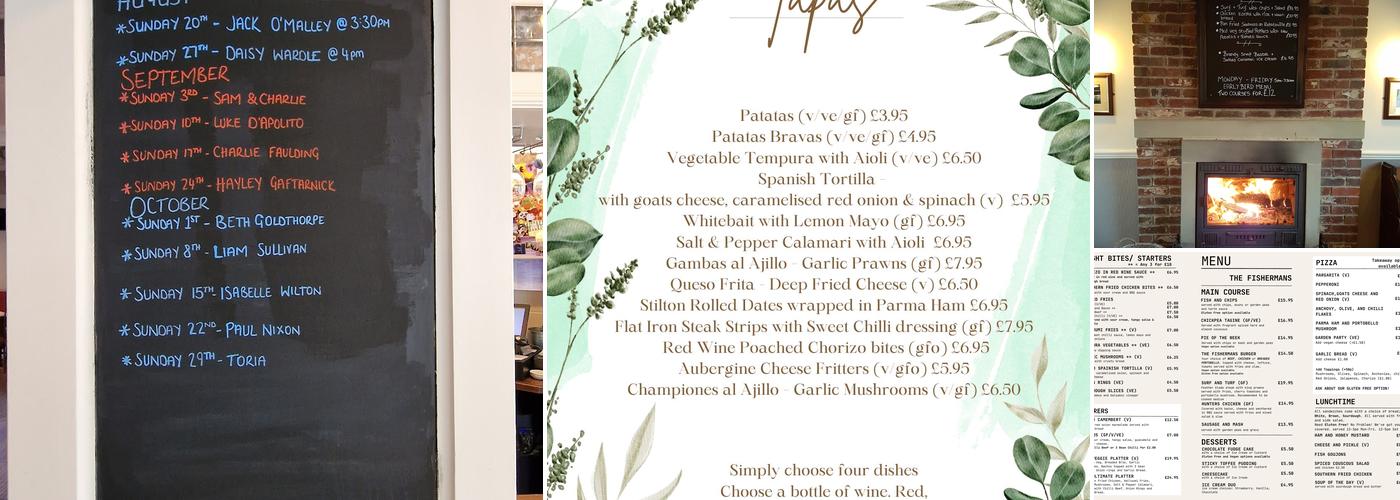 The Fishermans Inn Menu