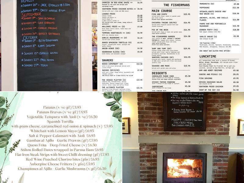 The Fishermans Inn Menu