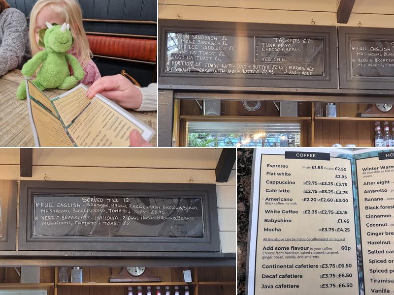 Potting Shed Café Menu