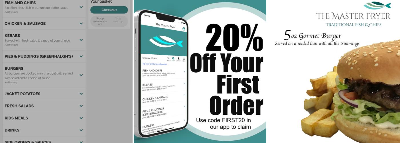 The Master Fryer Menu