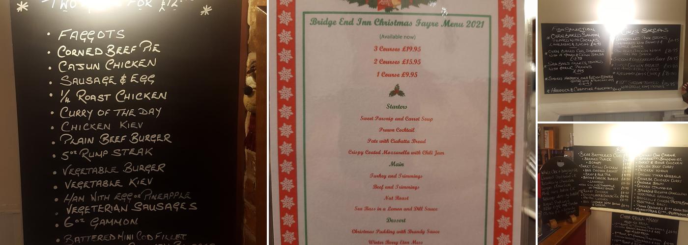 The Bridgend Inn Menu