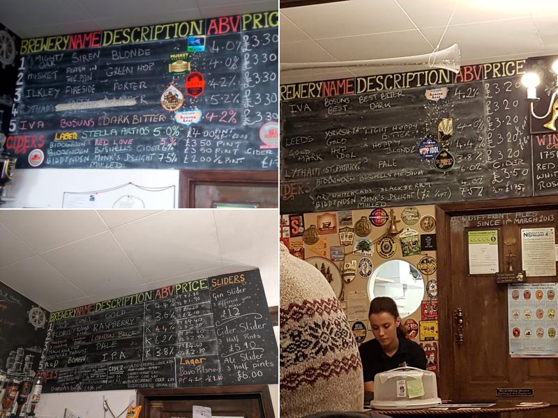 The Wheel Alehouse Menu