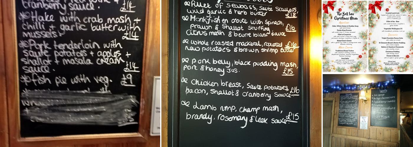 The Bell Inn Menu