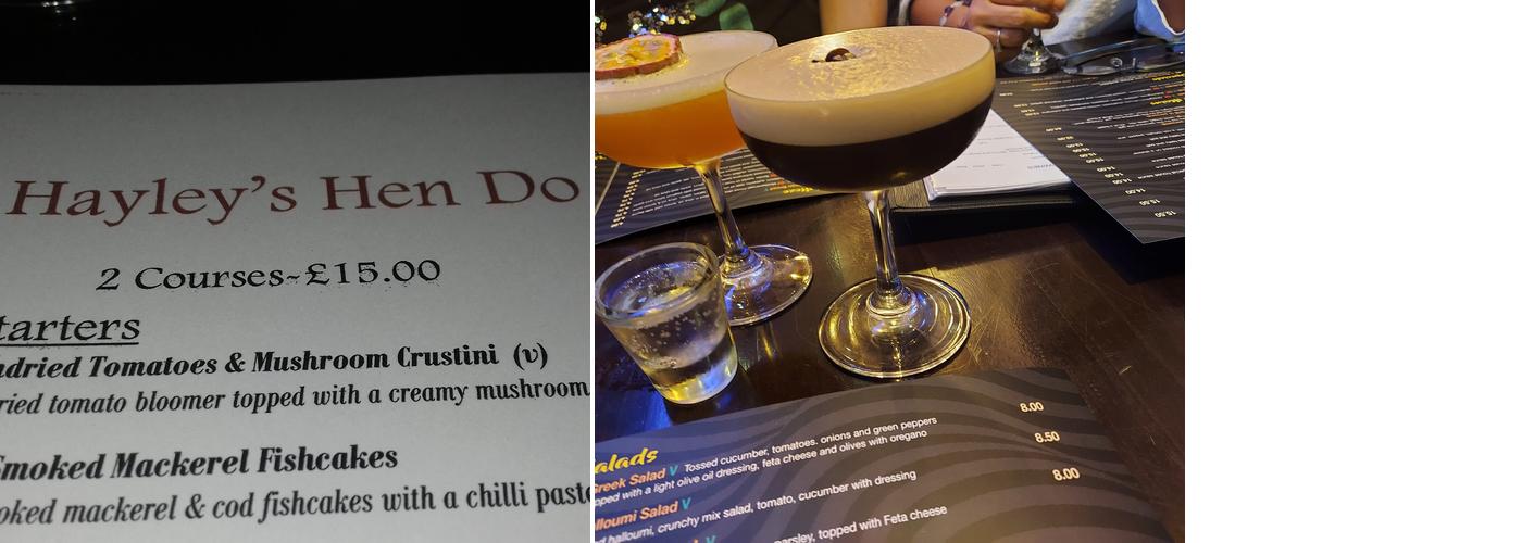 Nyx Sports Bar & Grill Menu