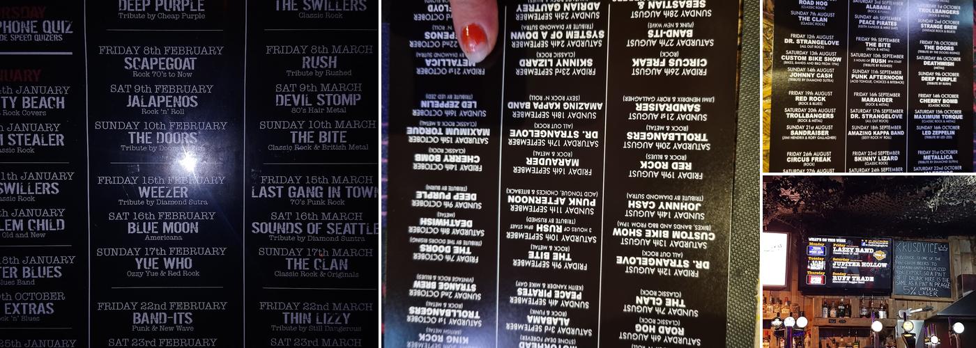 The Swinging Arm Menu