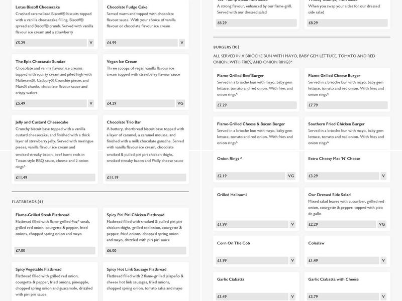 The Mersey Clipper Menu
