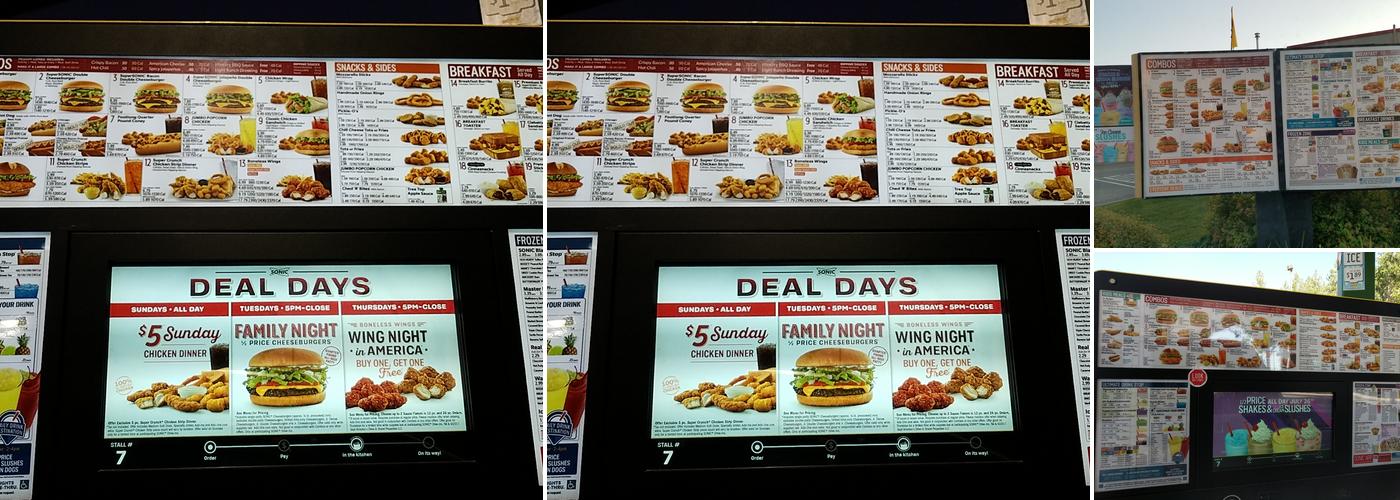 Sonic Drive-In Menu