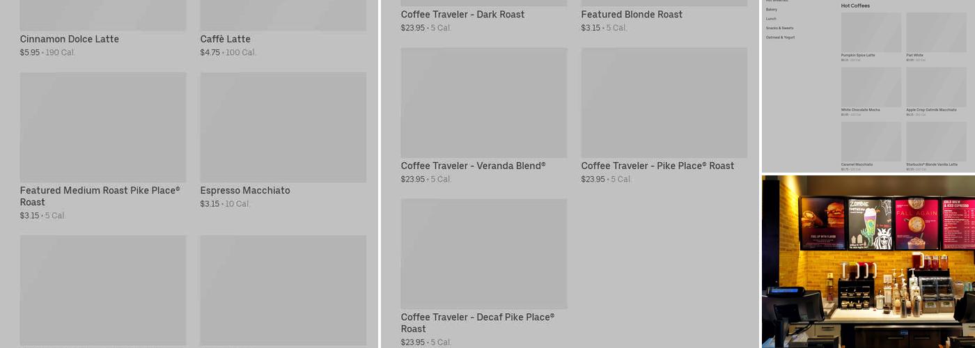 Starbucks Menu