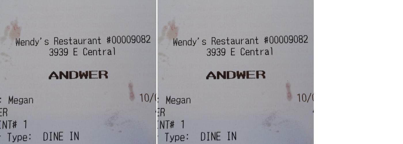 Wendy's Menu