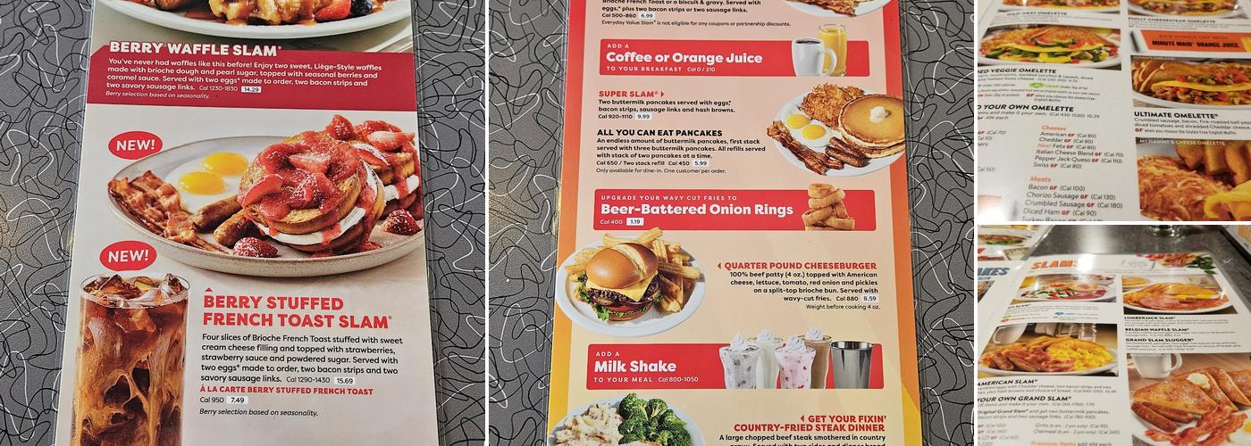 Denny's Menu