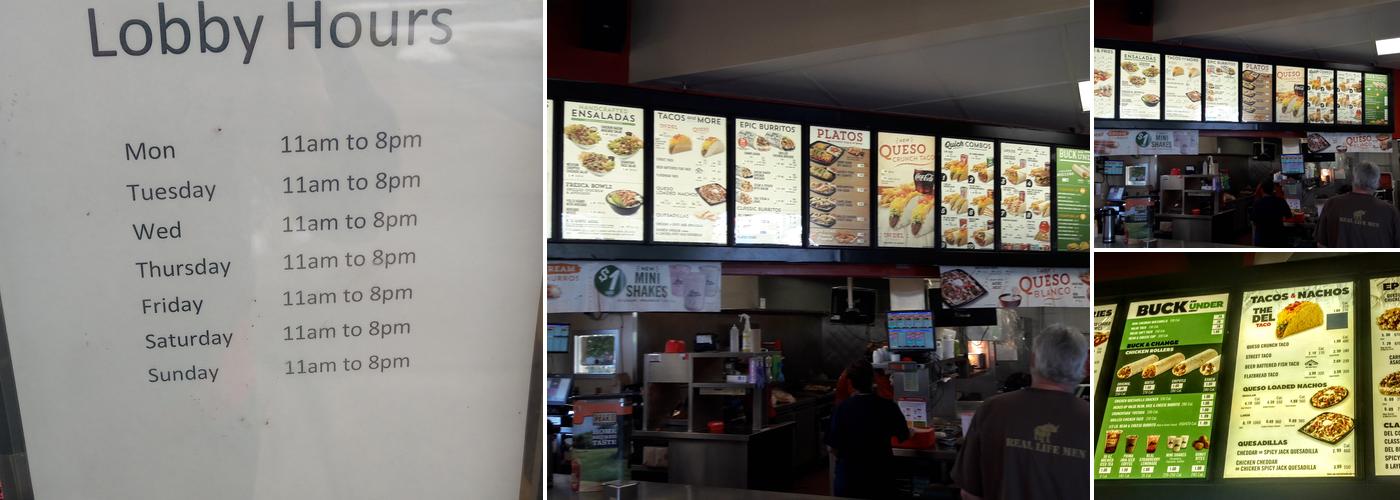 Del Taco Menu