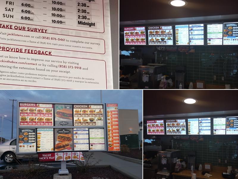 Jack in the Box Menu