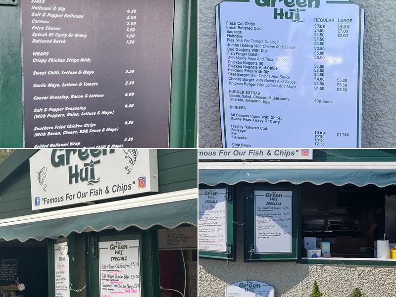The Green Hut Menu
