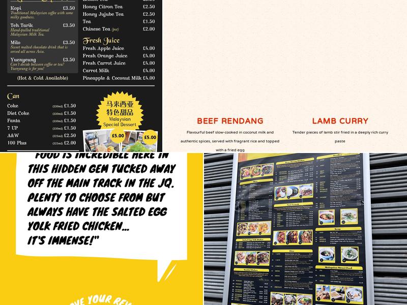 Kopitiam Menu