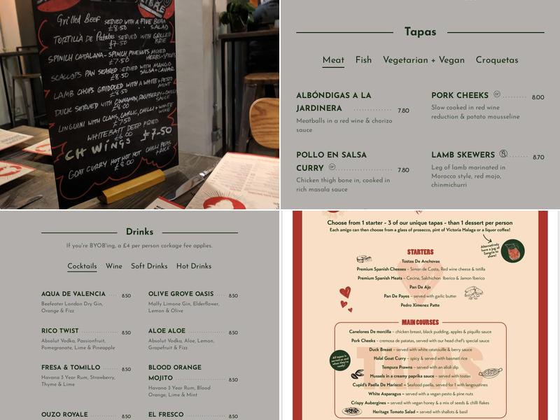 Rico Libre — Tapas with a Twist Menu