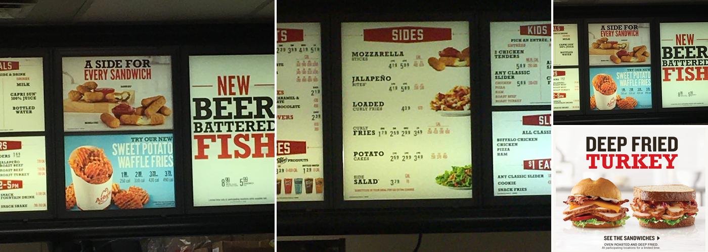 Arby's Menu