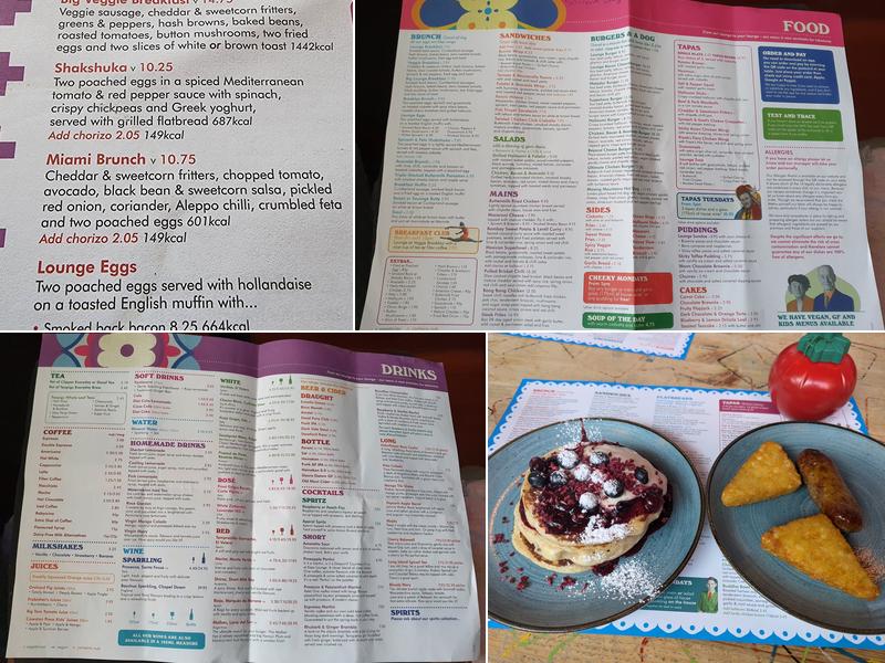 Sorrento Lounge Menu