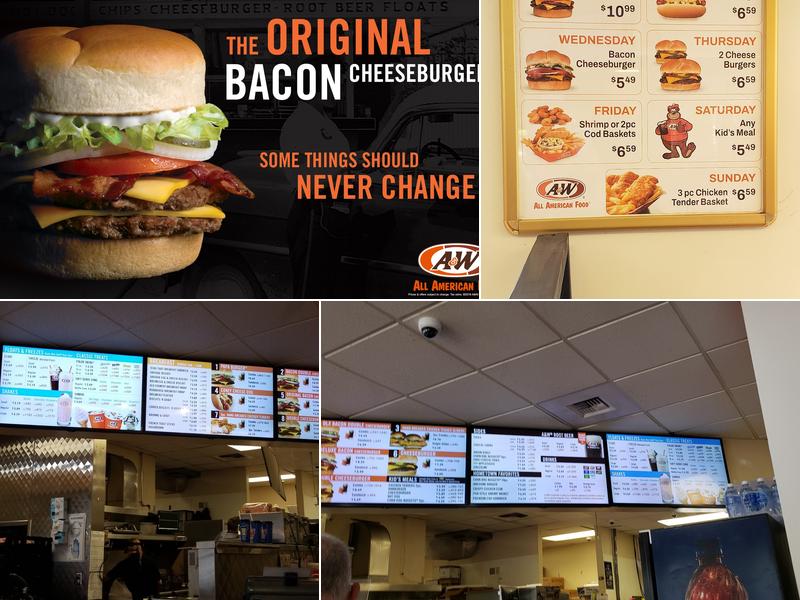 A&W Restaurant Menu
