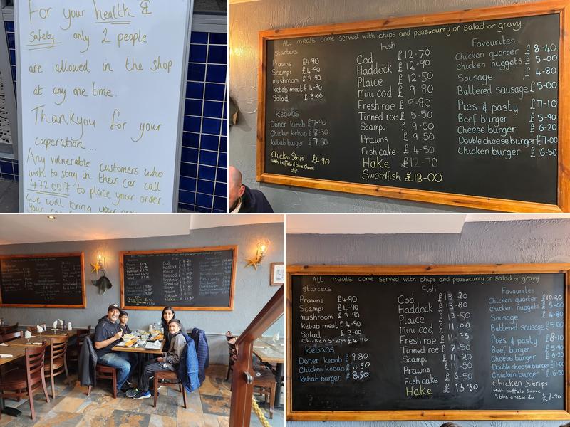 Dads Lane Fish Bar and Restaurant Menu