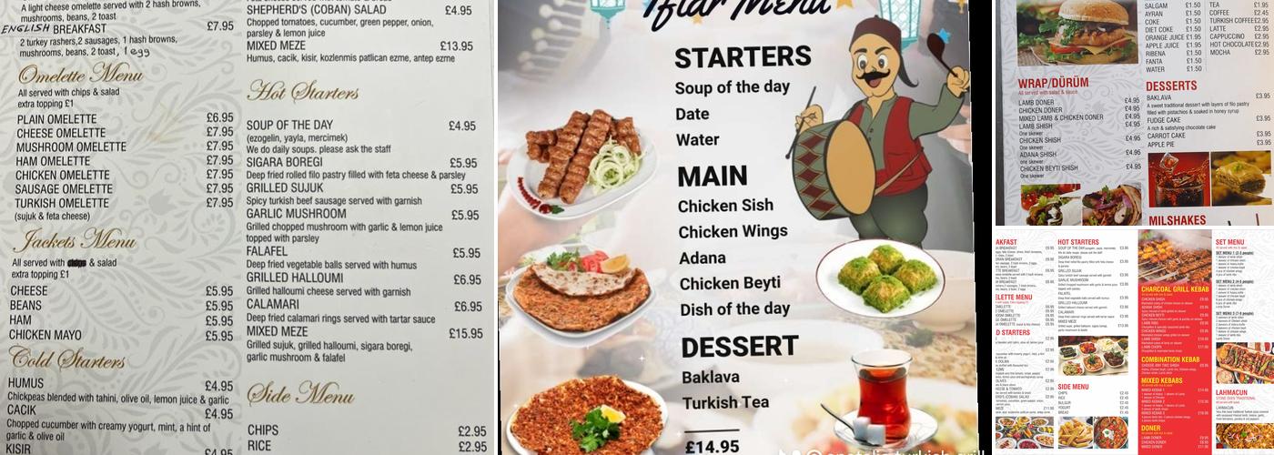 Anatolia Turkish Restaurant Menu