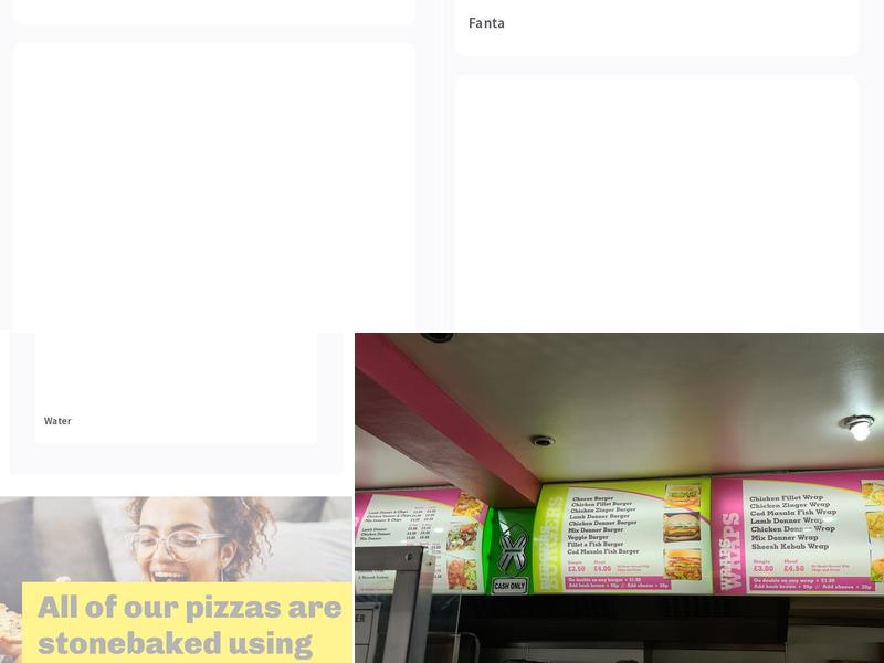 The Big Pizza - Small Heath Menu