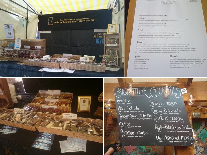 The Fighting Cocks Menu