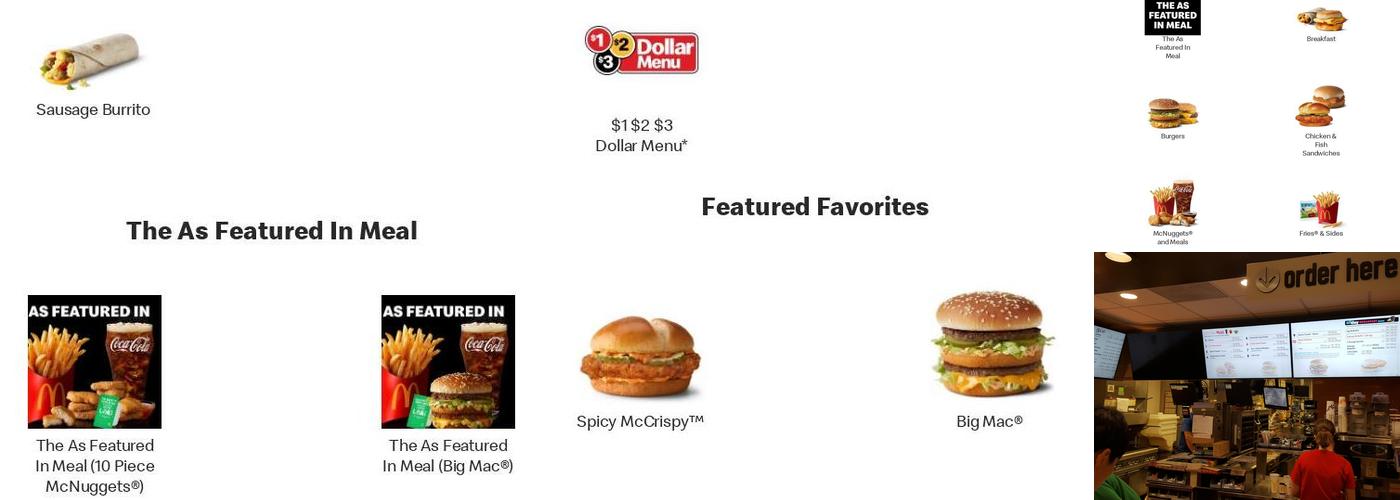 McDonald's Menu