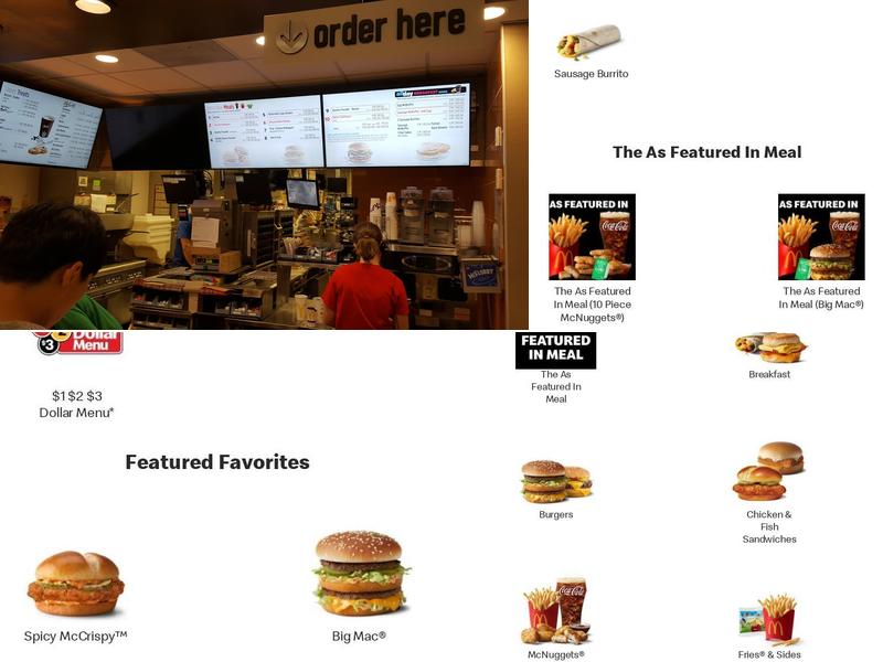 McDonald's Menu