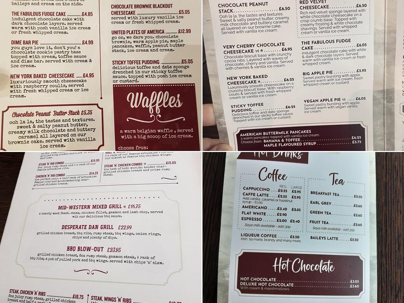 Arbuckles Restaurant Menu