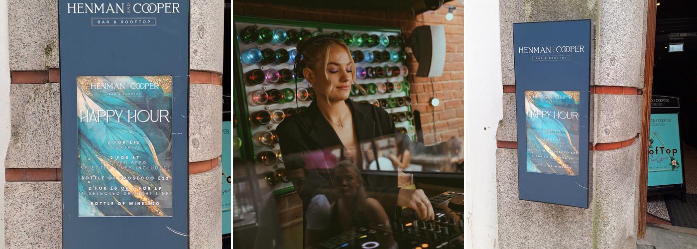 Henman & Cooper Menu